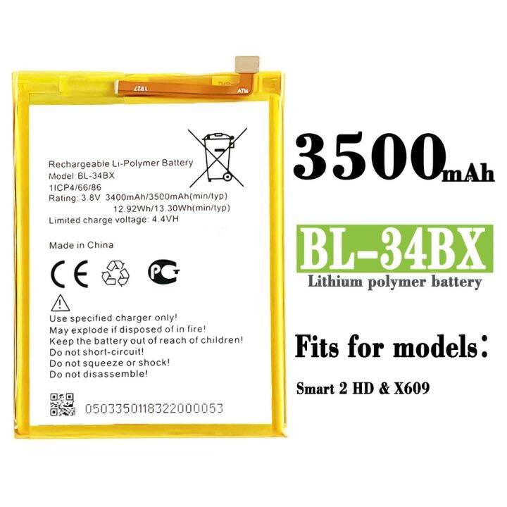 DX Infinix Smart 2 HD X609 Battery Model BL 34BX Original Equipment dx-infinix-smart-2-hd-x609-battery-model-bl-34bx-original-equipment