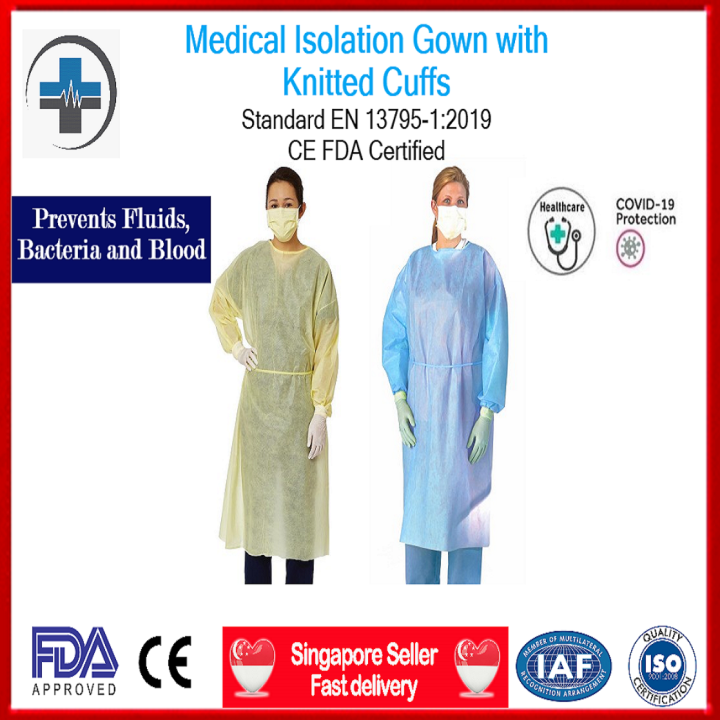(SG Ready Stocks) Isolation Gown, PPE Gown, Surgical Gown, Medical Gown