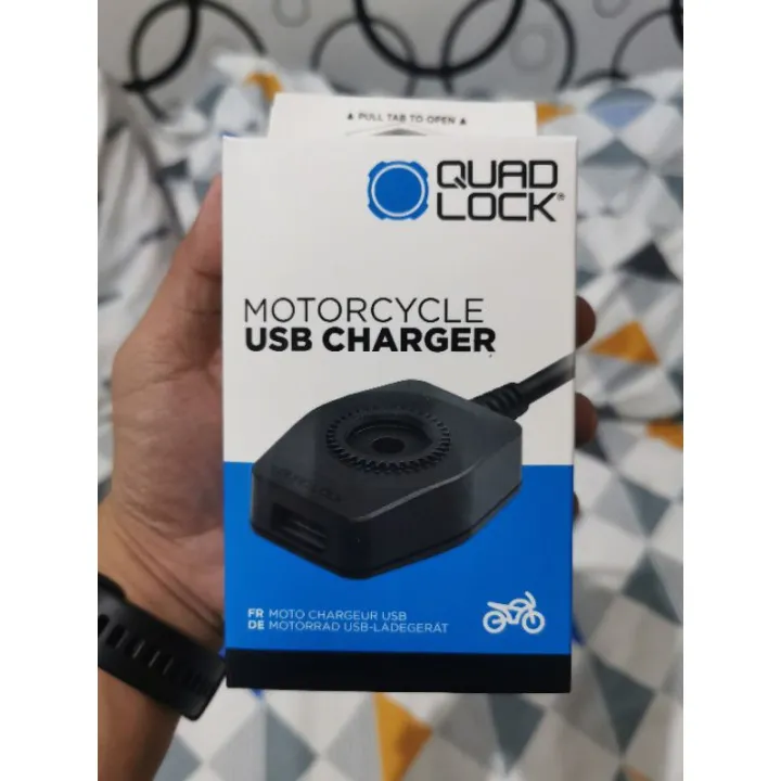quad lock wireless motorcycle charger