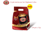 Cà phê sữa hòa tan 3in1 Highlands Coffee 50 gói x 17g