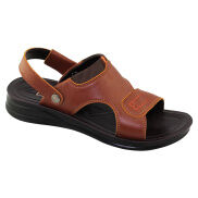 GIÀY SANDAL DA QUAI HẬU ĐẾ BẰNG NAM BITA S SUM.105 ĐEN + NÂU + VÀNG BÒ -
