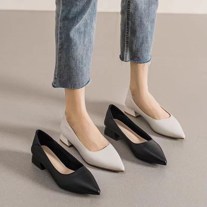 standing-for-a-long-time-will-not-make-your-feet-tired-formal-work-shoes-for-women-2023-summer-new-thick-heel-pointed-toe-comfortable-low-heel-black-shoes