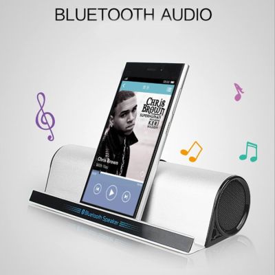 Wireless Bluetooth Speakers Phone Tablet Stand Holder Soundbar Bass Stereo Column Hifi Music Model Portable Audio Subwoofer