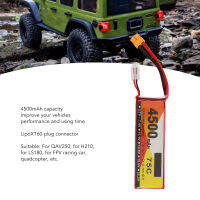 แบตเตอรี่ RC Lipo 4500มิลลิแอมป์ต่อ LipoXT60สำหรับยานพาหนะขับเคลื่อนวิทยุ