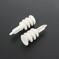 Freeshipping 12X32 14X42 Expand Nail Ribbed Plastic Anchor Expansion Pipe Tube Wall Plugs For Self-tapping Screws Wire Connector Nails Screws  Fastene