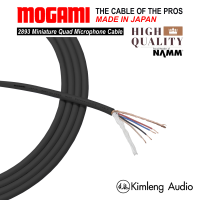 Mogami 2893 มี 5 สี สายไมโครโฟนคุณภาพสูงขนาดเล็ก สายสัญญาน Quad Balanced Cable พร้อมส่ง