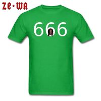 666 Vampire Knight Crew Neck Male T Shirt Fitness Tight Autumn Top T-Shirts New Arrival Short Sleeve T-Shirts Green Yellow Pink