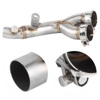 ไอเสีย Mid‑Pipe เครื่องฟอกไอเสียเชิงเร่งปฏิกิริยาถอดออกได้ Decat Link ท่อสำหรับ YZR6 GL