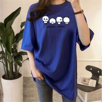 2033 Plus Size M-5XL Loose Tshirt  Perempuan Tops Lengan Pendek Murah Wanita Clothes