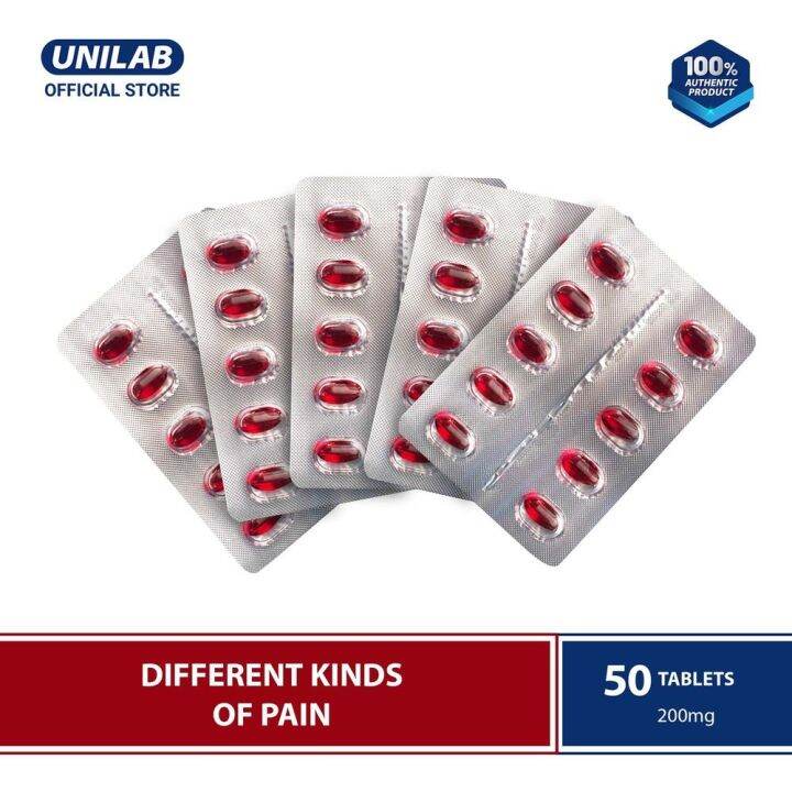 Unilab Medicol Advance 200 mg 50 capsules Relief From Migraine