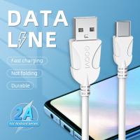 QOOVI USB Type C Cable Fast Charging Type C Mobile Phone Micro USB Charger Android Data Cord For iPhone 13 Samsung Xiaomi Huawei