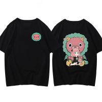 ผู้ชายผู้หญิงเสื้อยืด Spy x ครอบครัว Anya forger Kawaii การ์ตูน xort ญี่ปุ่นอะนิเมะกราฟิกพิมพ์ TEE-เสื้อ Harajuku คู่ T เสื้อ