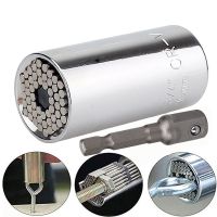 Universal Torque Wrench 7-19mm Socket Head Multifunctional Universal Sleeve Hand Sleeve Portable Tools Set