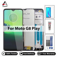 จอแสดงผลเดิมสำหรับ Moto G8เล่น XT2015 XT2015-2จอแสดงผล LCD Touch Panel Touch Screen Digitizer สมัชชาเปลี่ยนไม่มีพิกเซลตาย + เครื่องมือ + กระจก