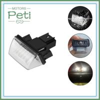 PETI MOTORS ไฟทะเบียนรถทั่วไป12V หลอดไฟสีขาวป้ายทะเบียนรถแหล่งกำเนิดไฟรถยนต์