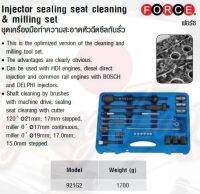 FORCE ชุดเครื่องมือทำความสะอาดหัวฉีดซีลกันรั่ว Injector sealing seat cleaning &amp; milling set Model 921G2