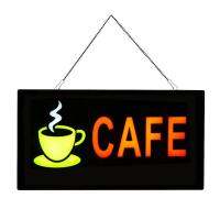 Cafe resin led neon open signboard plaque modern commercial bar coffee decoration club decoration home decoration display panel