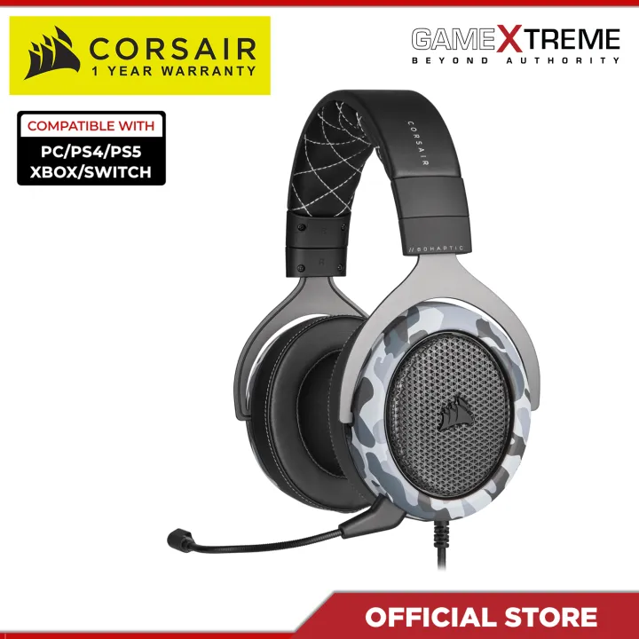 Corsair HS60 Haptic Stereo Gaming Headset with Haptic Bass [Camo