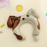 Cartoon Animals Headband Balloon Aluminum Foil Balloon Headdress Hairband for Birthday Decoration