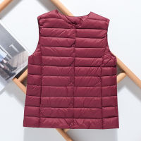 Womens Warm Vest Spring  Lightweight Padded Jackets Ultralight Winter Light Quilted Coats Puffer Woman down Coat lady duck