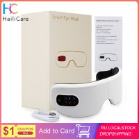 Smart Eye Massager Electric Eye Protector Foldable Hot Compress Eye Wireless Connection Music Relieve Improve Sleeping