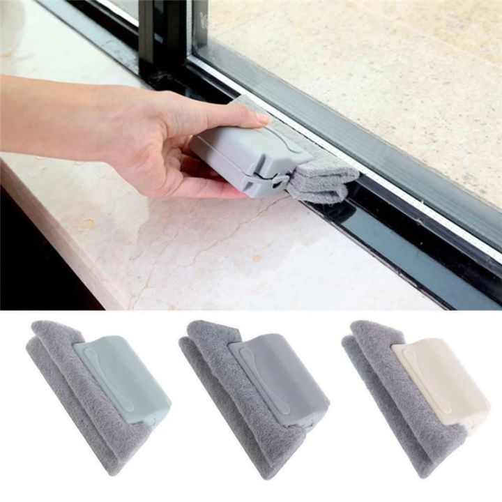 Window Groove Cleaning Brush, Brush Clean Slots Windows