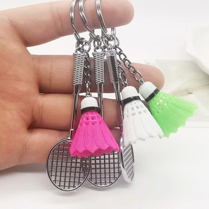 mini-two-piece-badminton-and-badminton-bat-keychain-handbag-key-ring-sports-gift-club-key-ring-backpack-charm-decors