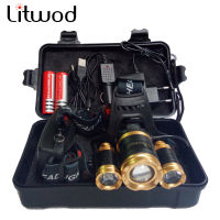 30000lm Head Lamp Zoomable Aluminum Headlamp Light Flashlight Torch Fishing XM-L T6 Led Bulbs Camping 30w Lithium Ion Lanterna