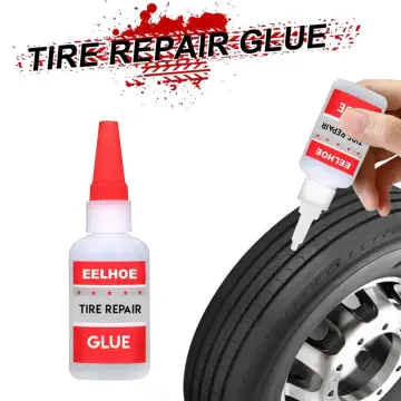 Red 30ml Mighty Tire Repair Glue Tyre Puncture Sealant Glue Tire