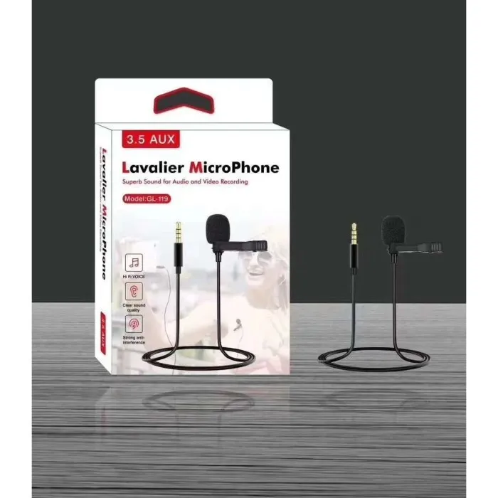 LAVALIER MICROPHONE CLIP MIC JH 043 (AUX / TYPEC) Lazada