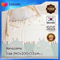 Bonacomo แผ่นรองคลานเกรดพรีเมี่ยม รุ่นพับได้แบบนุ่มพิเศษ ขนาด 140x200 หนา 1.5cm ลาย Boy&amp;Sheep