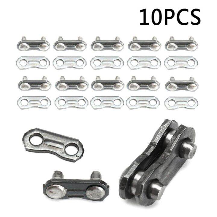 10 Sets Stainless Steel Chain Link Connector Joints Chainsaw Chain