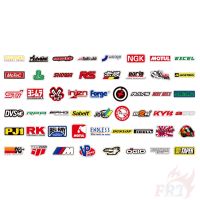 ❉ Motorcycle - JDM nd Logo Series 02 Stickers ❉ 50PcsSet Racing Moto ：Fans Collection DIY Mixed Doodle Stickers