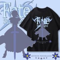 Altria Pendragon Shadowกราฟิกเสื้อFate Stay Nightญี่ปุ่นอะนิเมะร้อนพิมพ์เสื้อยืดUnisexฤดูร้อนสบายๆหลวมนุ่มTเสื้อ