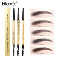 1PC Double Head Eyebrow Pencil Waterproof Long Lasting Ultra Fine Triangle Tint Eye Brow Pencil Makeup Mascara Enhance Cosmetics