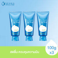 SENKA เซนกะ เพอร์เฟ็ค วิป เฟรช 100 กรัม วิปโฟมล้างหน้า ช่วยคุมมัน x3