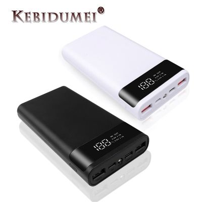 Kebidu เคสแบบพกพา5V 6x1865 0,เคสแบบพาวเวอร์แบงค์ DIY เคลื่อนที่ชาร์จแบบเร็วไมโคร USB กล่องที่ชาร์จแบตเตอรี่โทรศัพท์