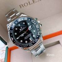 000666นาฬิกาข้อมือผู้ชายRolexรุ่นGMT-Masterllพร้อมกล่อง สายเลส มีช่องบอกวันที่ ขนาด 45 mm สินค้าตามภาพถ่ายเอง