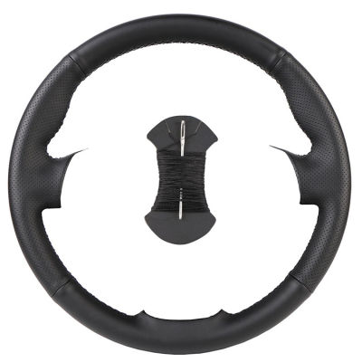 Car Steering Cover For Fiat Bravo Doblo Opel Combo Grande Punto Linea Qubo For Vauxhall Artificial Leather Steering Wrap