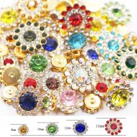 【CW】 20pcs-100pcs Size Flatback Glitter Stones Crystals Strass Besds for Needlework Sewing Rhinestones Garment Crafts