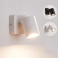 Indoor 7W GU10 Led Ceiling Wall Light Modern Style Folding Rotation Home Hotel Bedroom Bedside Living Room Reading Wall Lamp