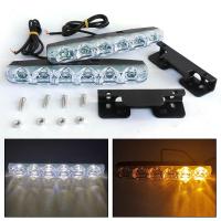 2 Pcs Car Led Day Running Lamp Super Bright Streamer Lamp Steering Water Lamp Waterproof Daytime Running Lamp Car Signal Lights