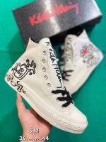 รองเท้าคอนเวิร์ส OFF-WHITE KEITH HARING EDITION CHUCK TAYLOR 70 HIGH SNEAKERS Size:36-44 รองเท้าลำลอง รองเท้าคอนเวิร์ส รองเท้าผ้าใบผช รองเท้าผ้าใบผญ เบา ใส่สบาย คุณภาพดี [SKUAC01]