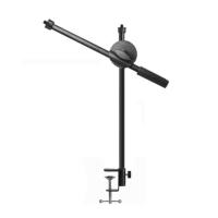 Microphone Stand Mic Stand Desk Microphone Bracket Phone Tripod Boom Arm Adjustable 3/8 1/4 Inch Screw Live Equipments