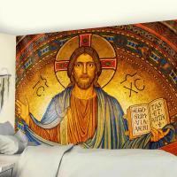 Jesus Christ mural home decoration tapestry Hippie Bohemian decoration sheet sofa blanket wall decoration yoga mat