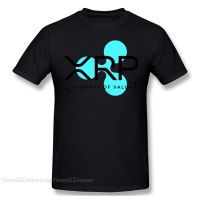 XRP Ripple Coin Cryptocurrency 2021 New Arrival TShirt Internet Of Value Unique Design Crewneck Cotton for Men Shirt for Adult DLF3