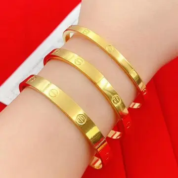 Buy Rosegold Finish Buckle Bracelet Online in India