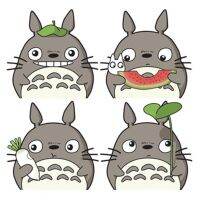 【Taste life】15เซนติเมตรส่วนบุคคลอะนิเมะสติกเกอร์ Totoro น่ารัก3D สติ๊กเกอร์กันน้ำหน้าต่างร่างกายกันชนสติกเกอร์ตกแต่งรถ