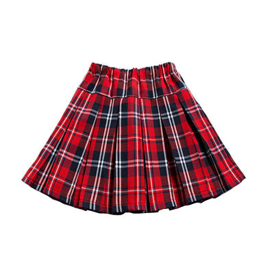 Baby Girls Mini Pleated Skirt 2020 New Young Girls Plaid Skirts School Children Clothing Kids Uniform Age 4 6 8 10 12 14 16 yrs