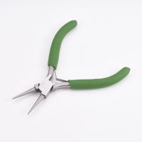 Carbon Steel Round Nose Pliers Hand Tools Polishing Jewelry Making Tools 11.5x8.9x0.9cm